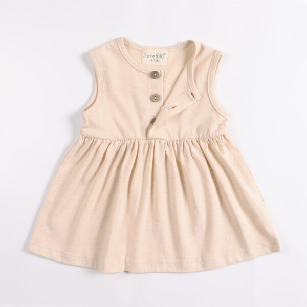 Organic Cotton Baby Solid Worsted Vest Skirt
