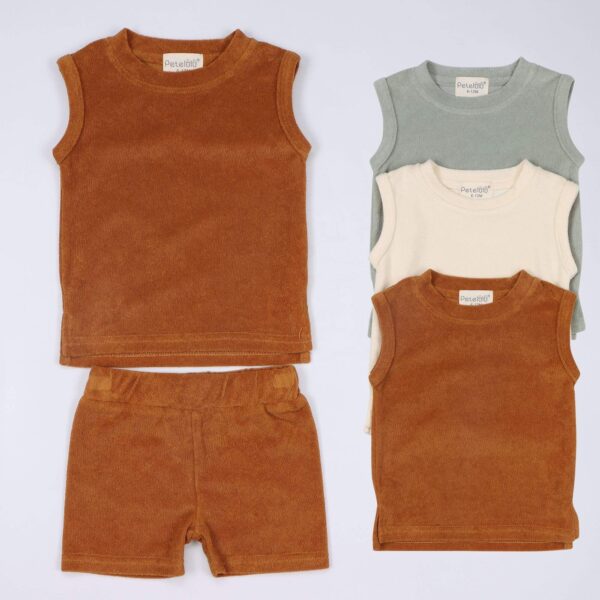 Sleeveless Tank Tops Clothing Set