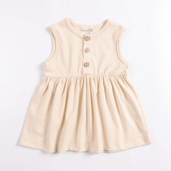 Organic Cotton Baby Solid Worsted Vest Skirt