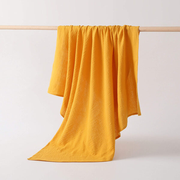 Organic Cotton Ruffle Muslin Blanket