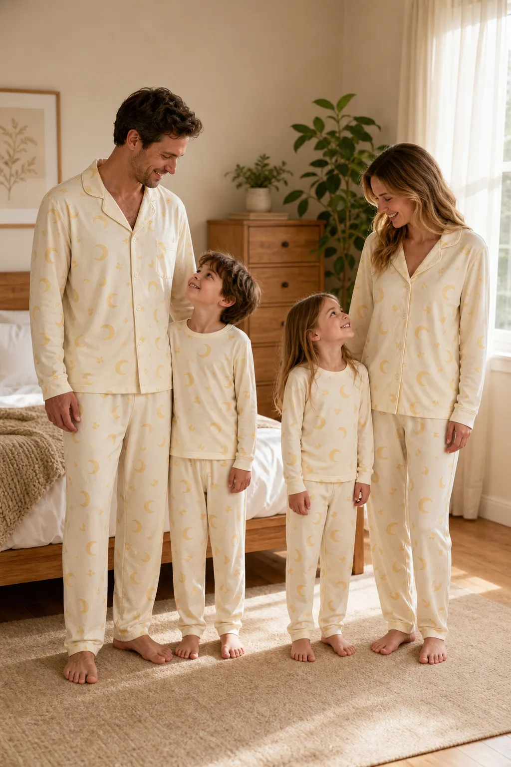 petelulu-family-matching-pyjamas-organic-cotton-family-loungewear